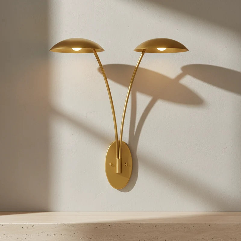 Fredrick Ramond Glenn 40 In 2-Light Wall Sconce Brass