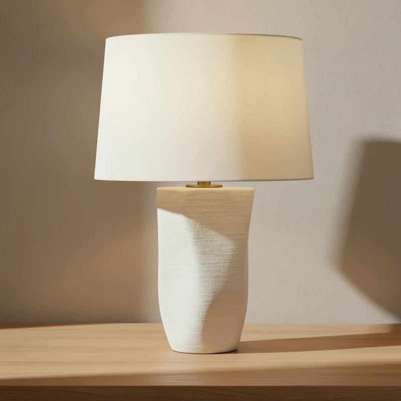 Troy Lighting Zorin 23 In Ceramic Table Lamp White