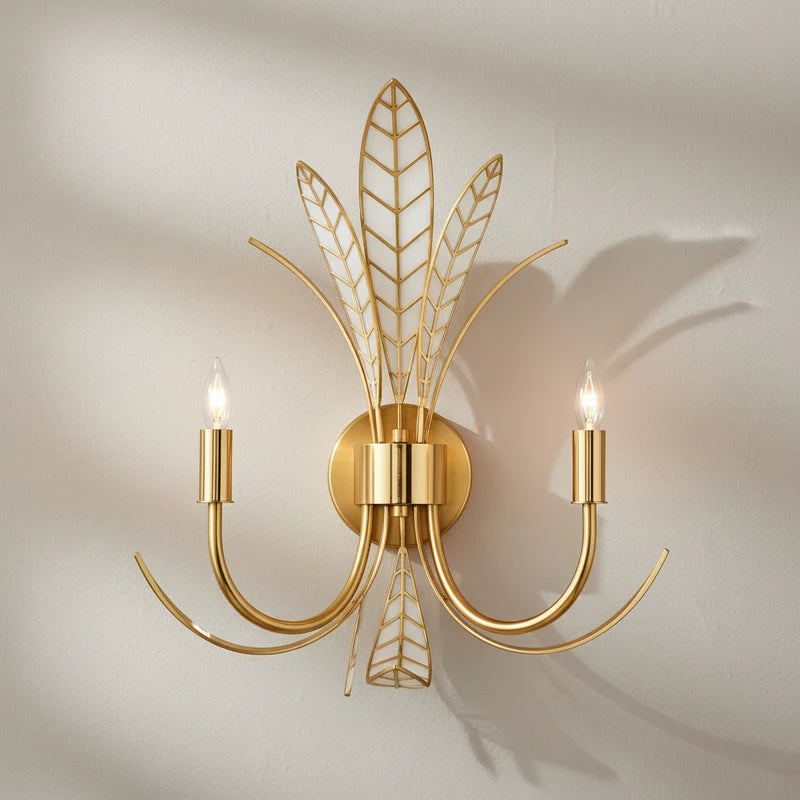 Currey and Company Barton 19 In Wall Sconce Brass