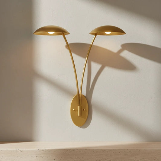 Fredrick Ramond Glenn 40 In 2-Light Wall Sconce Brass